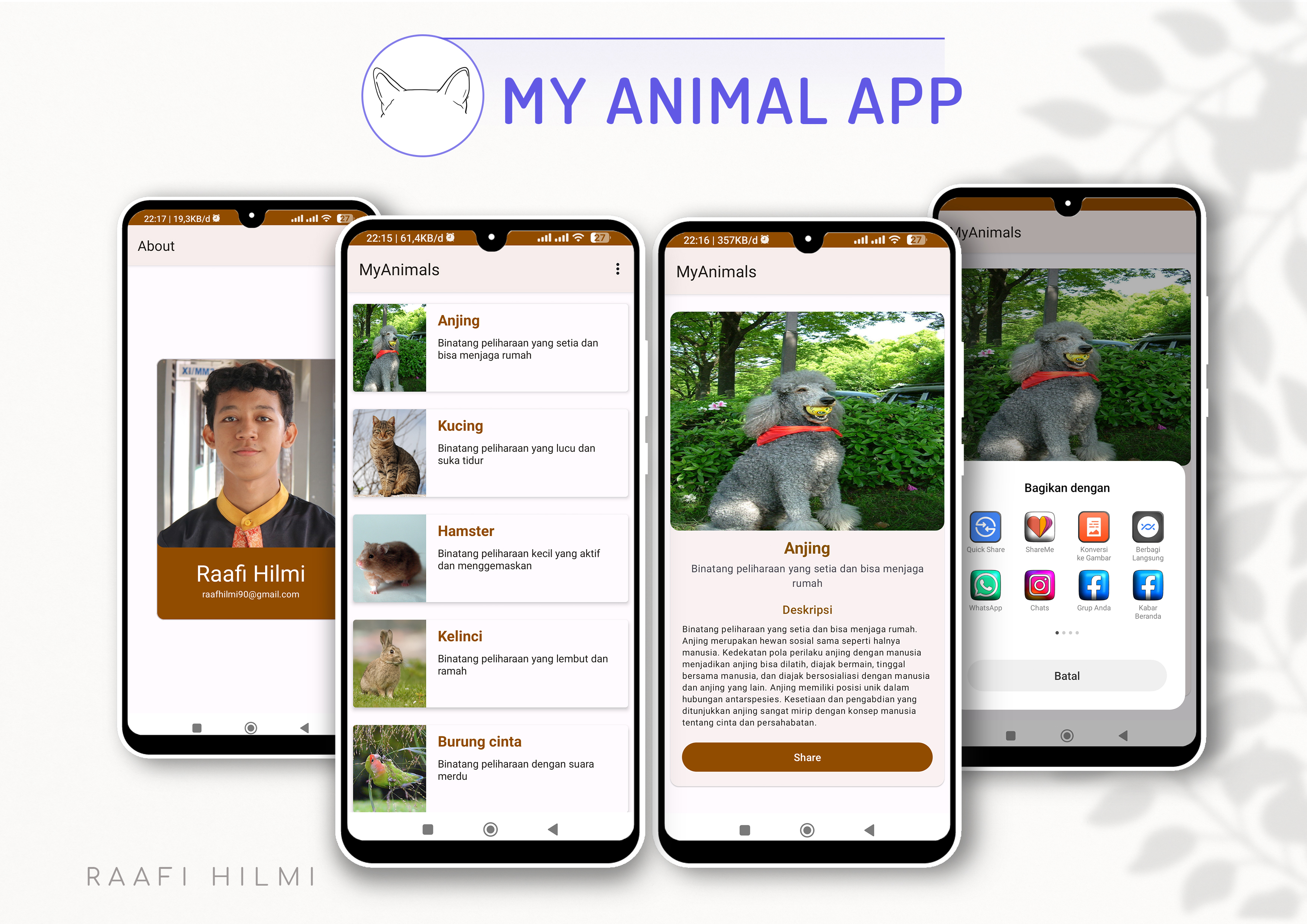 My Animal App - Case Study